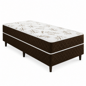 Cama Box Solteiro Conjugado Espuma Ortopédica Selado - Orthobelo