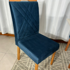 Alternative view of Kit 2 Cadeiras Cristal - Tecido Suede