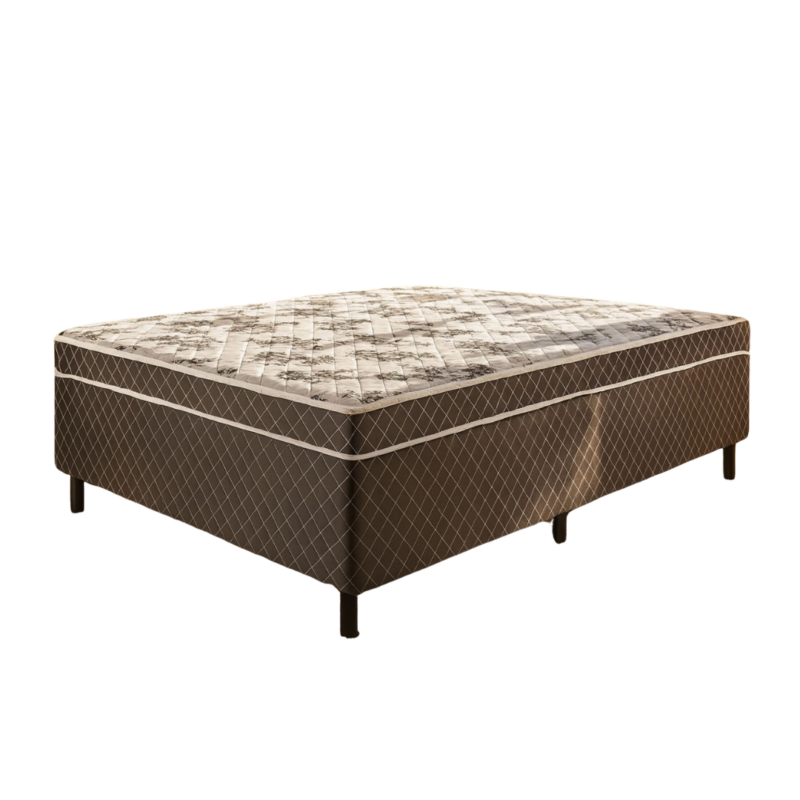 Cama Box Casal Conjugado Espuma Ortopédica Selado - Orthobelo