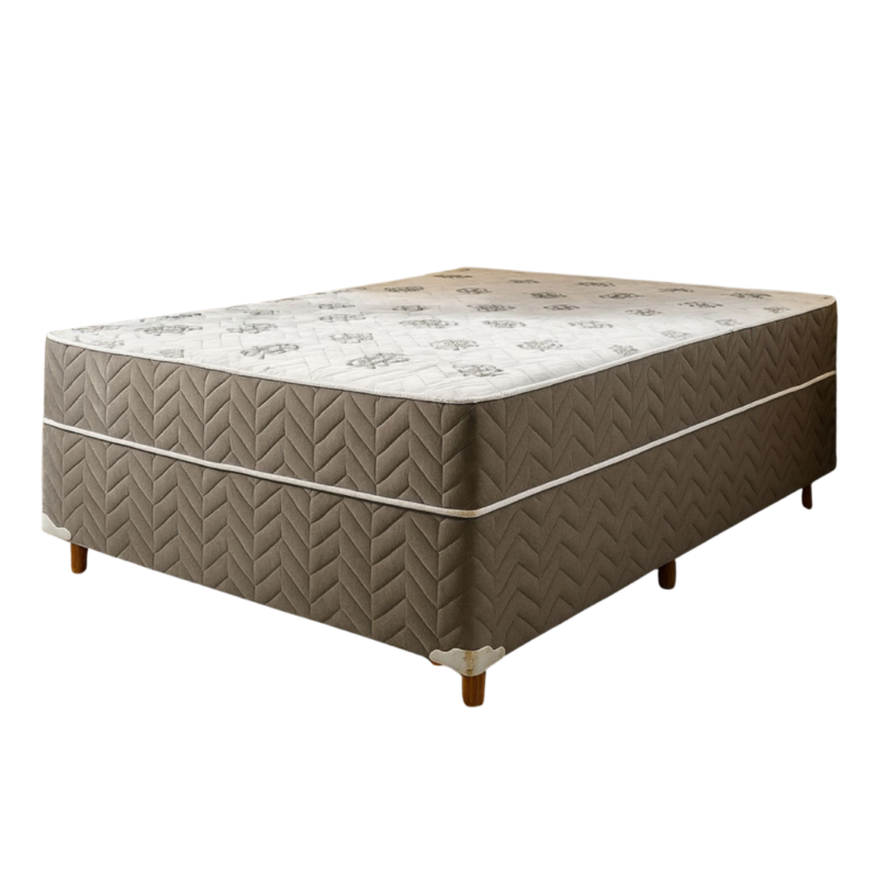 Cama Box Casal Molas Confort - Molas Bonnel - Orthobelo