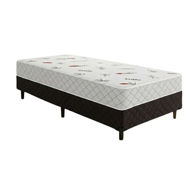 Cama Box Mônaco Solteiro Ortopédica 88x188cm - Orthobelo
