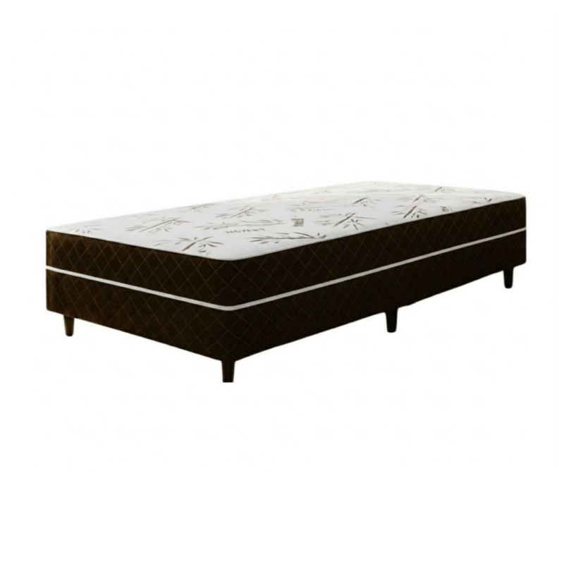 Cama Box Solteirão Viúva Conjugado Espuma Ortopédica Selado 110cm x 188cm - Orthobelo