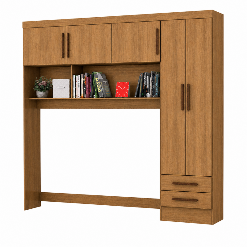 Modulado 5 Portas 2 Gavetas Carioca - Cinamomo