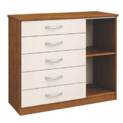 Alternative view of Cômoda Sapateira Itaipu 1 Porta 5 Gavetas