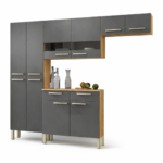 Cozinha Nala Completa 4 Peças 9 Portas 2 Gavetas