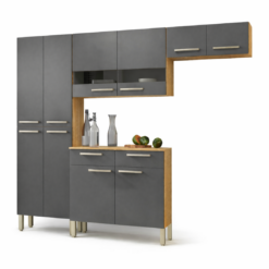 Cozinha Nala Completa 4 Peças 9 Portas 2 Gavetas