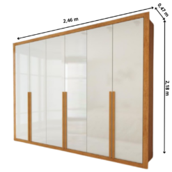 Alternative view of Guarda Roupa Chicago 6 Portas 6 Gavetas