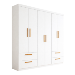 Guarda Roupa Florida 6 portas 4 Gavetas 100% Mdf