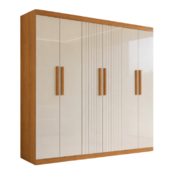 Alternative view of Guarda Roupa Portugal 6 Portas 2 Gavetas 100% Mdf