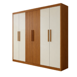 Guarda Roupa Portugal 6 Portas 2 Gavetas 100% Mdf
