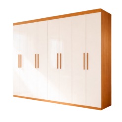 Guarda Roupa Rubi 8 Portas 4 Gavetas