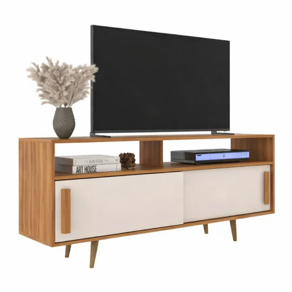 Rack Para Tv Até 65 Polegadas Filadélfia JCM - Freijó Off - C1
