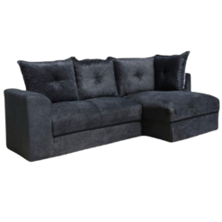 Sofá 2 Lugares com Chaise Tecido Suede