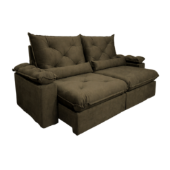 Alternative view of Sofá Retrátil Reclinável Madri 2 Metros Tecido Suede