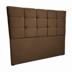Cabeceira Casal Paris Cronos - Suede Marrom