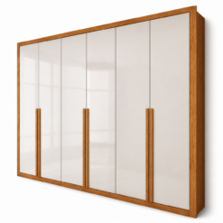 Guarda Roupa Chicago 6 Portas 6 Gavetas - Cinamomo Off