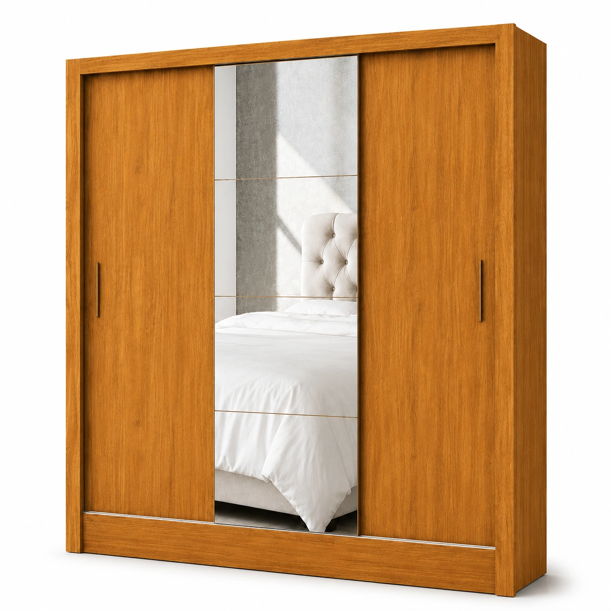 Guarda Roupa Dubai Luxo Carioca - Cinamomo (1 porta espelhada)