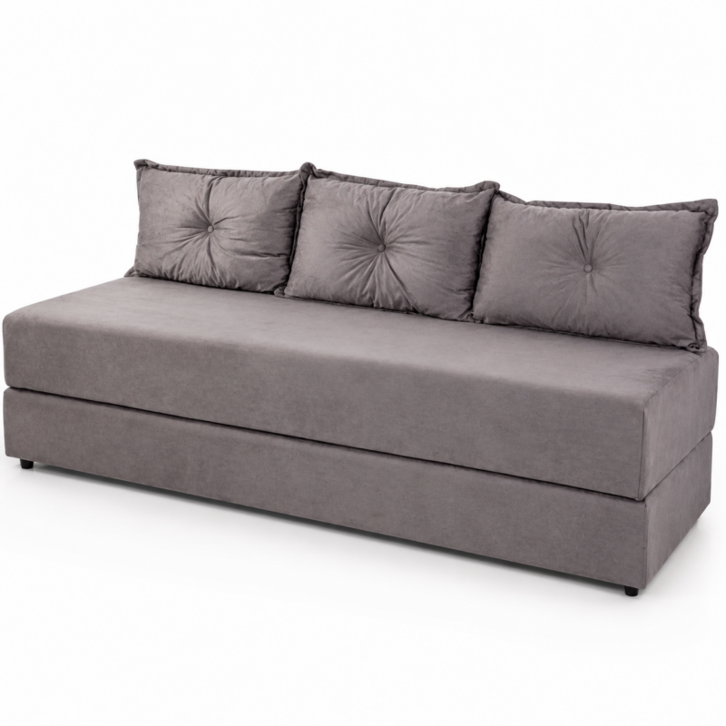Sofá Cama Premium - Cinza - JM