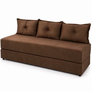 Sofá Cama Premium - Marrom - JM