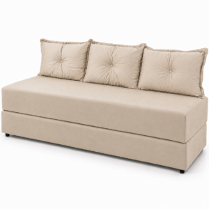 Sofá Cama Premium - Bege - JM